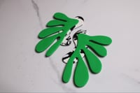 Image 2 of Faye (Black & White Mix/Green)