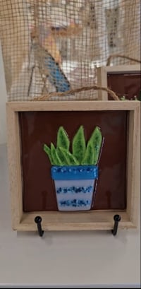 Image 2 of 5" Square Framed Art