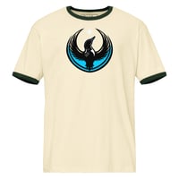 Image 8 of Unisex ringer t-shirt - Rebel Loon front