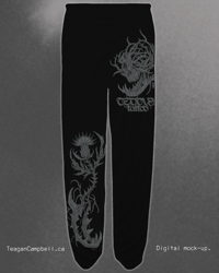 Image 1 of FAREWELL Teddys Tattoo Sweatpant