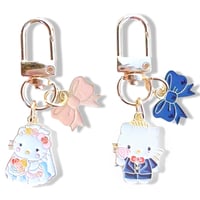 Hello Kitty & Dear Daniel Wedding Keychains 