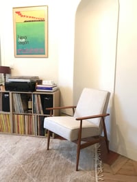 Image 11 of Fauteuil Fox chiné beige vert 