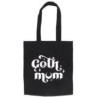 Image 4 of Goth Mum / Mom  Polycotton Tote Bag 