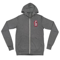 Image 2 of Unisex Logo zip hoodie