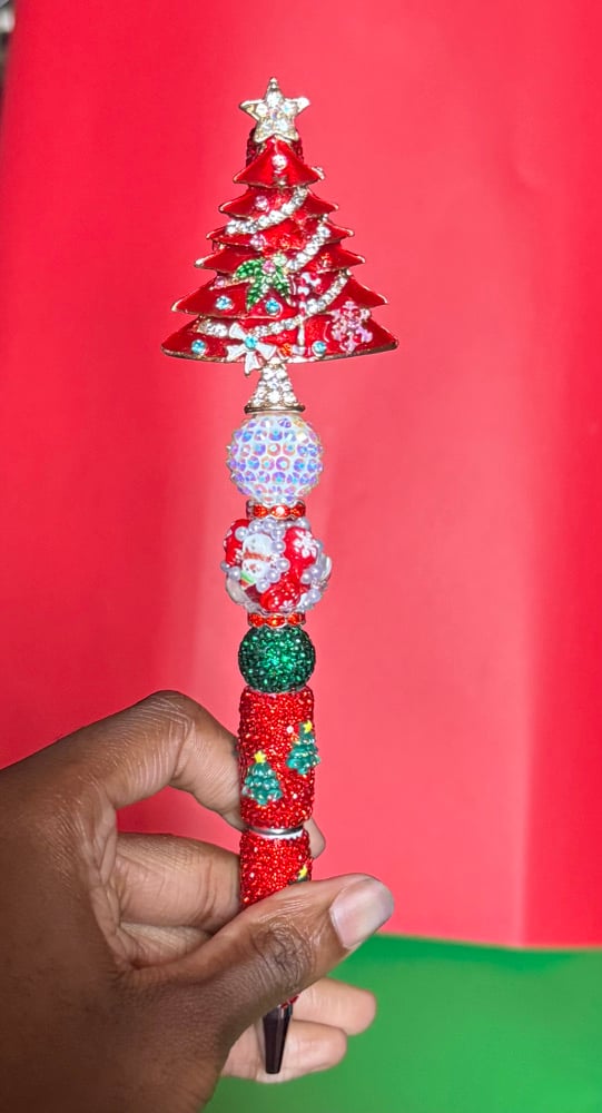 Image of Rhinestone Festive Pens (extended)