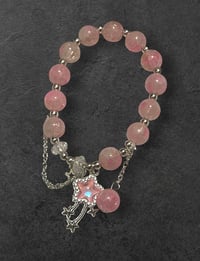 Light pink falling star bracelet 