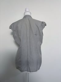 Image 3 of 00s Gray striped shirt // L