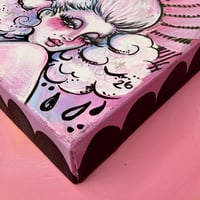 Image 2 of Dreamy crescent moon + cloud babe (original)