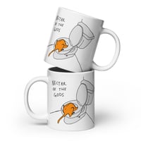 Image 2 of White glossy mug nectar of the gods 