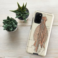 Image 15 of Antique Anatomical Drawing Spine Musculature Tough case for Samsung®