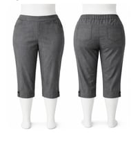 Image 2 of New Sz 22 Roz & Ali 2 Pocket Capri #806*13 (NWOT)