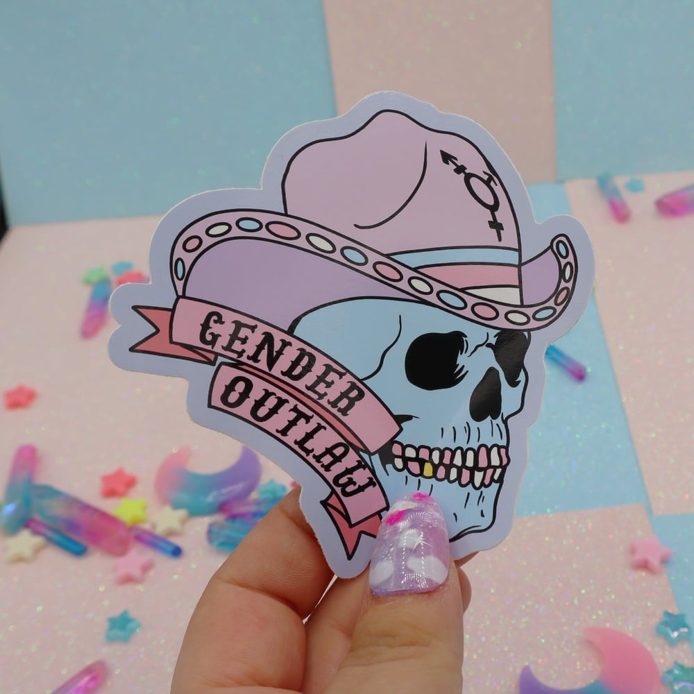 Image of Gender Outlaw Large Vinyl Sticker