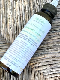 Image 2 of Lemongrass Mint, Hair & Massage Body Oil, 4oz