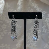Image 1 of nebula knot earrings 