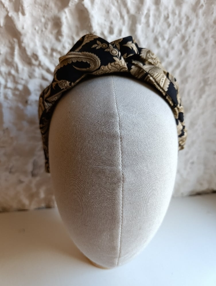 Image of Cerchietto a fascia disegno foulard