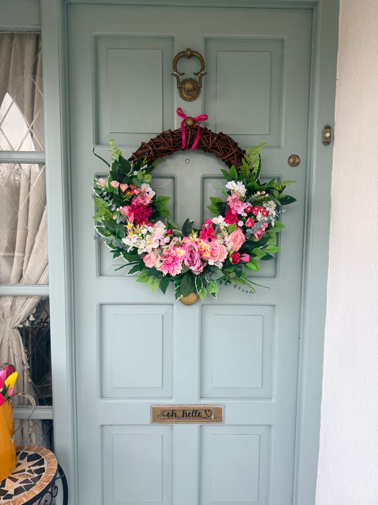 Image of 45cm Wicker Pink 