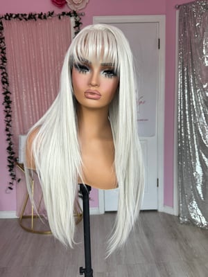 Image of icy bangs luxury pre cut lace (ready to ship) 