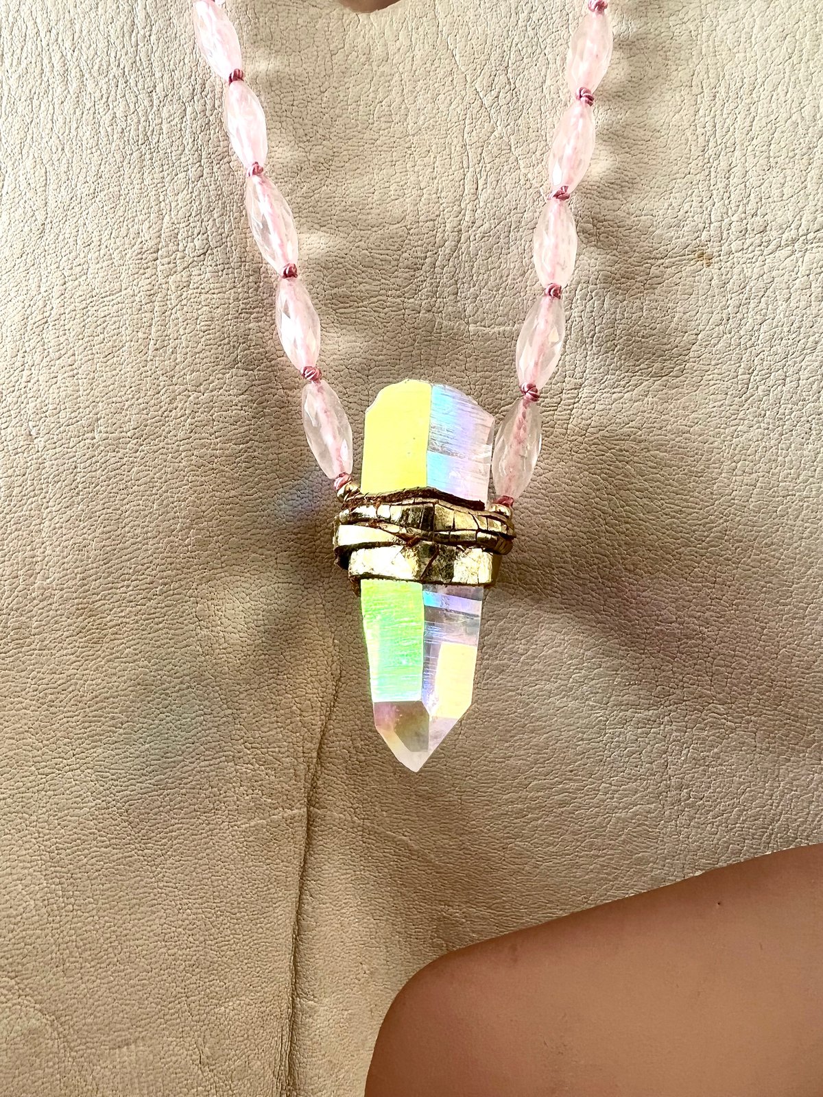 TORCHES-rainbow aura quartz