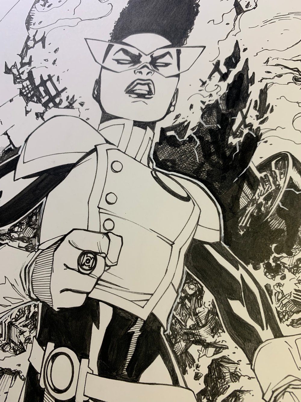 Image of GREEN LANTERN #04 original cover art