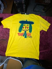 Image 1 of Yellow Toosy (Large) Airbrush Tee