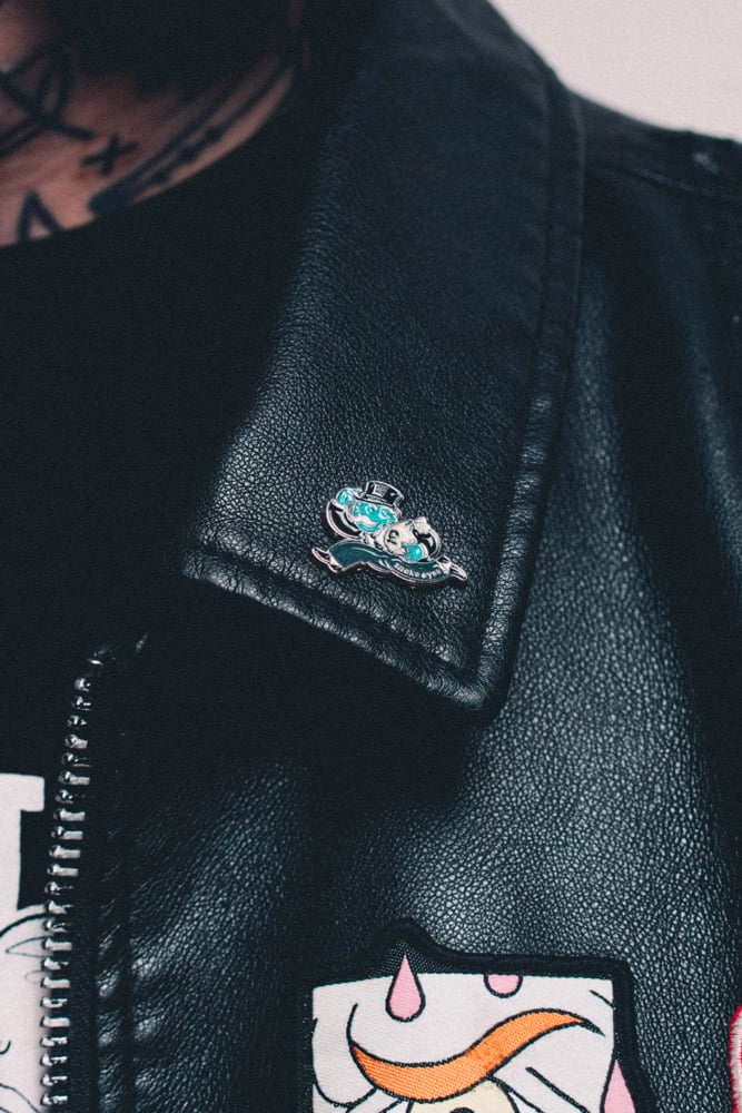 monopoly man pin
