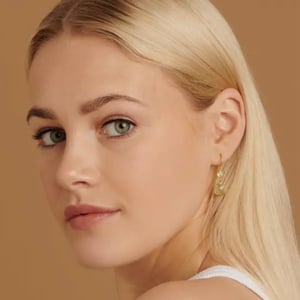 Image of Pomegranate Peridot & Prehnite Drop Earrings