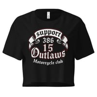 black crop support banner