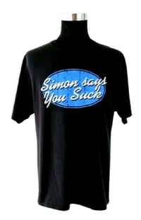 Image 2 of Pop Idol 2002 Y2K T-Shirt Simon Says You Suck Uni-sex Simon Cowell XL
