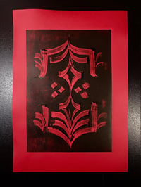 Image 1 of Monotype On Red 9