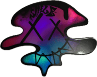 Image 1 of holographic smiley