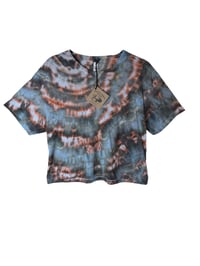 Image 2 of S Crop Tee in Ember IceDye