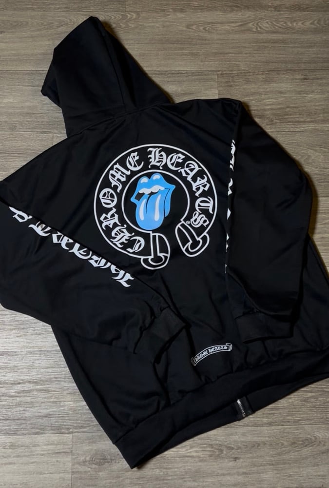 Image of Chrome Hrts Blue Tongue Jacket