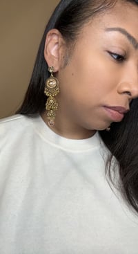 Image 1 of India Gold drop earrings 