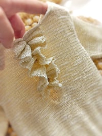 Image 2 of Newborn girls onesie - Amelie | golden