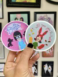 Image 1 of Belcher Sisters Embroidery Hoop Stickers