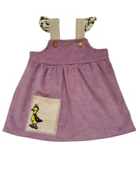 Little Duckling vintage inspired dress with frill straps