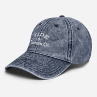 Image 2 of Tide & Timber Co. Vintage Blue Cotton Twill Cap
