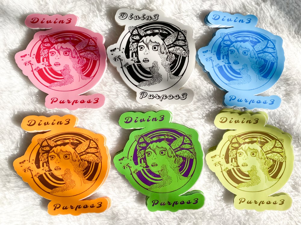 Image of ‘Morpho Lady’ Stickers