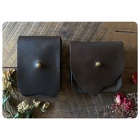 Image 2 of Matte Dark Brown Belt Bags