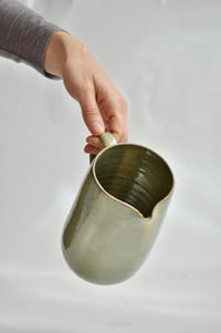 Image 2 of Tall Pitcher – Moss Green