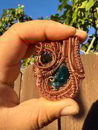 Image 2 of Blue apatite pendant