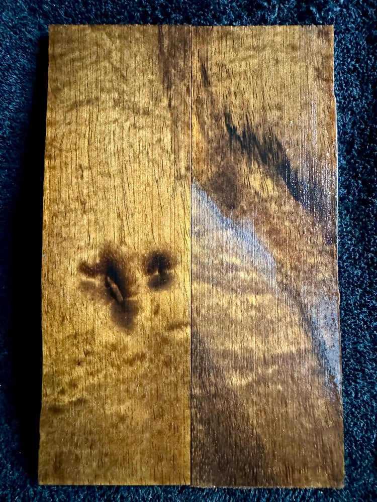 Image of Budget Curly Koa Knife Scales BK-68