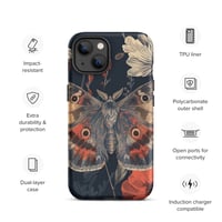 Image 19 of Grunge Goth Style Cottagecore Moth Tough Case for iPhone®