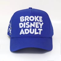 Image 1 of Broke Disney Adult SnapBack (Blue)