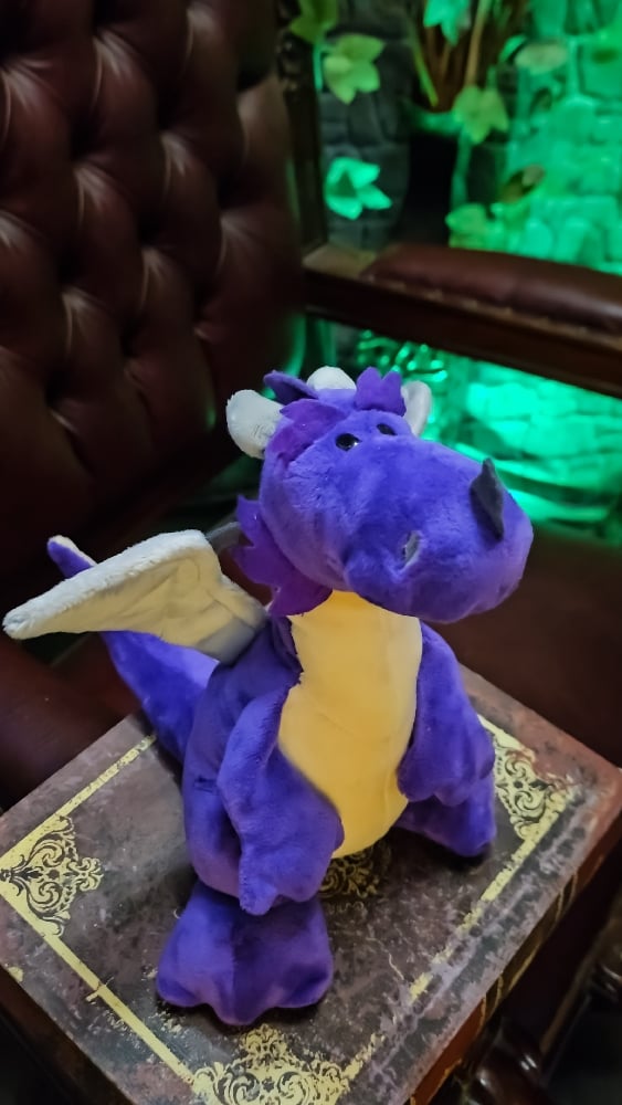 👑The Armored Kingdom Purple Snugglefang the Soft Dragon Plushie