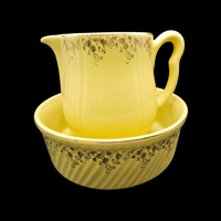 Image 1 of Vintage Hall's Superior Quality Kitchenware pitcher and bowl set 