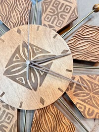 Image 5 of Tiki Starburst Clock