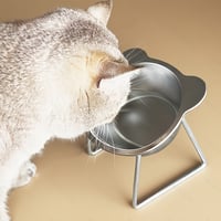Image 5 of Stainless Steel Cat Water Bowl – Ergonomic Design, Easy to Clean, Wide Base