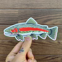 Image 2 of Standard Issue Rainbow Trout Sticker