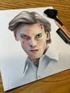 Dude from Stanger Things Drawing (Original)